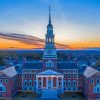 Colby College At Sunset Paint By Numbers