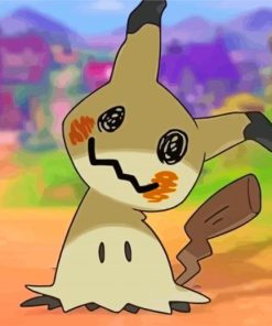 Cool Mimikyu Paint By Numbers