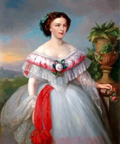 Gorgeous Empress Elisabeth Of Austria Paint By Numbers