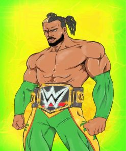 Kofi Kingston Art Paint By Numbers