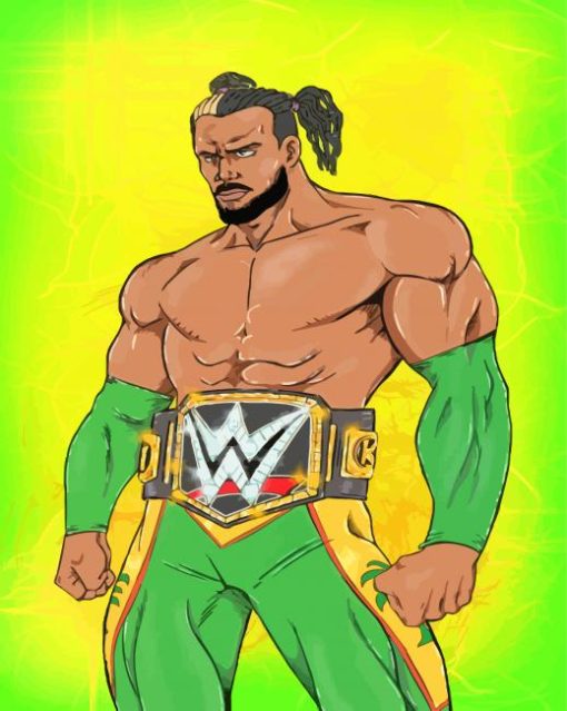 Kofi Kingston Art Paint By Numbers