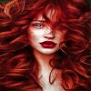 Lady With Red Hair Paint By Numbers