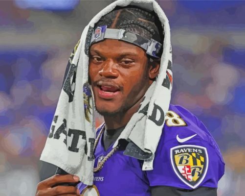 Lamar Jackson Paint By Numbers