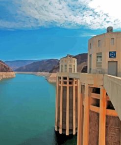 Las Vegas Hoover Dam Paint By Numbers