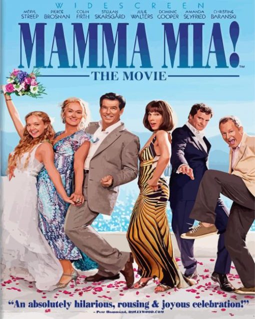 Mamma Mia Poster Paint By Numbers