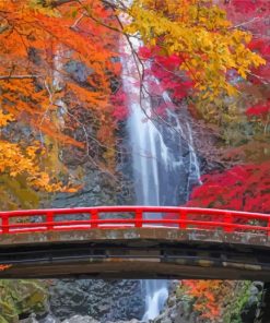 Minoh Japan Waterfall Paint By Numbers