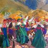 People Dancing Joaquin Sorolla Paint By Numbers