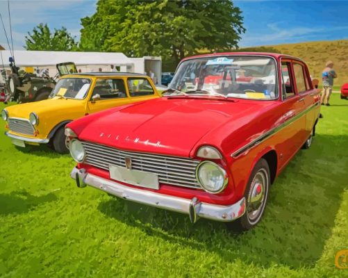 Red Hillman Super Minx -Paint By Numbers