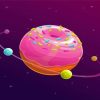 Space Donut Paint By Numbers