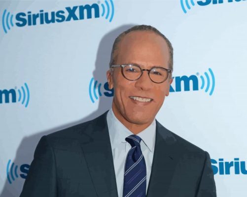 The American Journalist Lester Holt Paint By Numbers