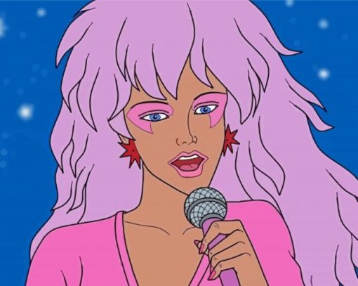 The Animated Series Jem Paint By Numbers