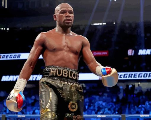 The Boxer Mayweather Paint By Numbers