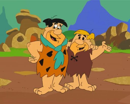 The Flintstones Barney Rubble Paint By Numbers