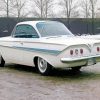 White 61 Impala Paint By Numbers