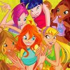 Winx Club Paint By Numbers