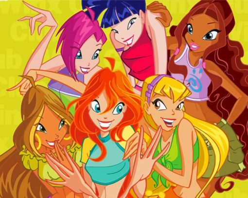 Winx Club Paint By Numbers