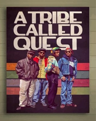 A Tribe Called Quest Poster Paint By Numbers