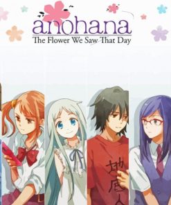 Anohana The Flower We Saw That Day Anime Paint By Numbers