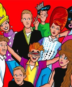 Archie Comic Show Paint By Numbers