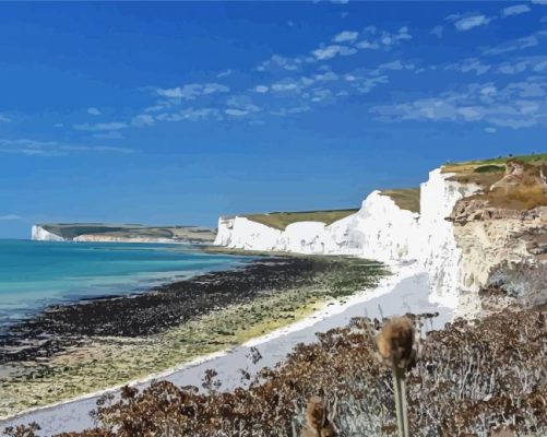 Beachy Head Paint By Numbers