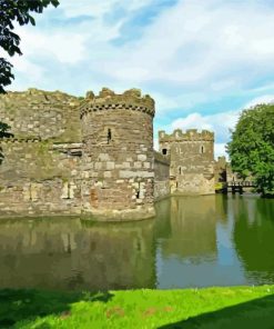 Beaumaris Castle Paint By Numbers