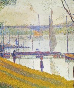 Bridge At Courtbevoie By Georges Seurat Paint By Numbers