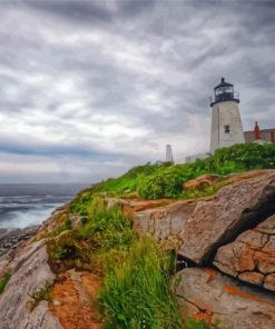 Bristol Pemaquid Point Paint By Numbers