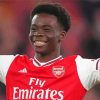 Bukayo Saka Player Paint By Numbers