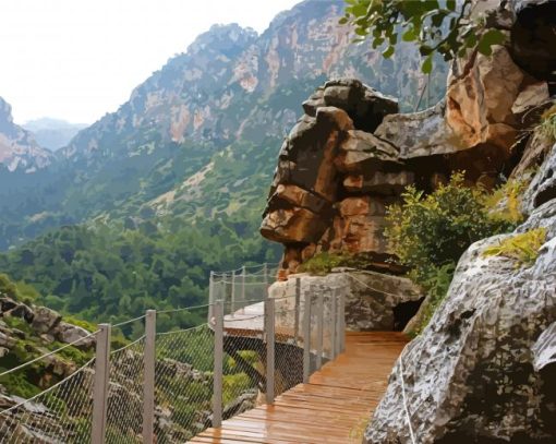 Caminito Del Rey Road Paint By Numbers