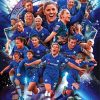 Chelsea FC Ladies Players Paint By Numbers