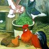 Chickens And Pigeons Paint By Numbers