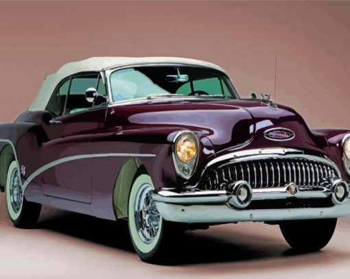 Classic 1953 Buick Car Paint By Numbers