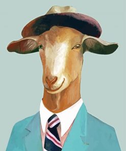 Classy Mr Goat Paint By Numbers