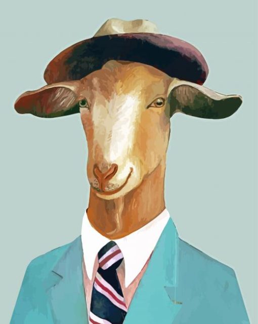 Classy Mr Goat Paint By Numbers