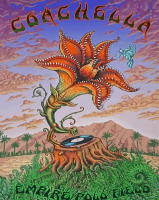 Coachella Valley Festival Poster Paint By Numbers