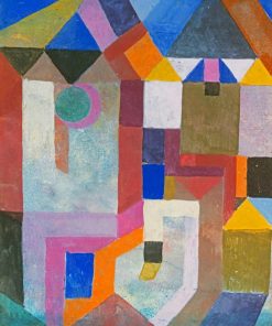 Colorful Architecture Paul Klee Paint By Numbers