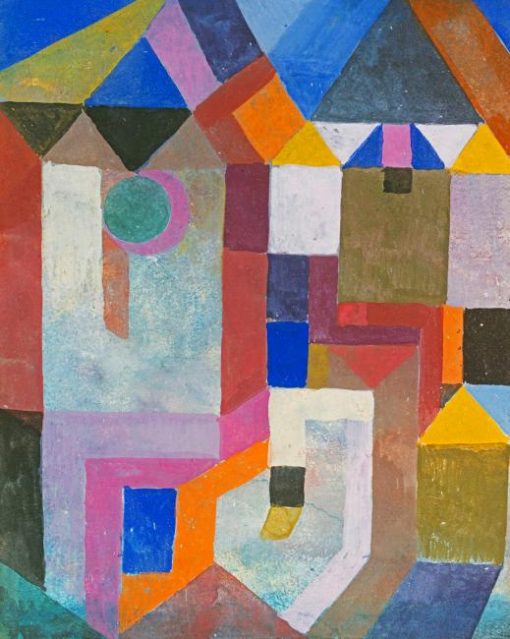 Colorful Architecture Paul Klee Paint By Numbers