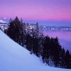 Crater Lake Snow Paint By Numbers