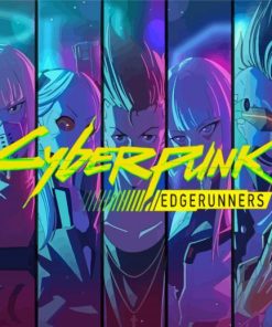 Cyberpunk Edgerunners Characters Paint By Numbers