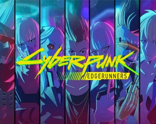 Cyberpunk Edgerunners Characters Paint By Numbers