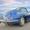 Dark Blue Porsche 356 Paint By Numbers