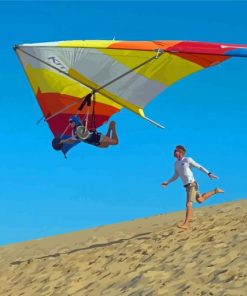 Desert Hang Gliding Paint By Numbers