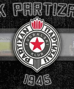 FK Partizan Football Club Logo Paint By Numbers