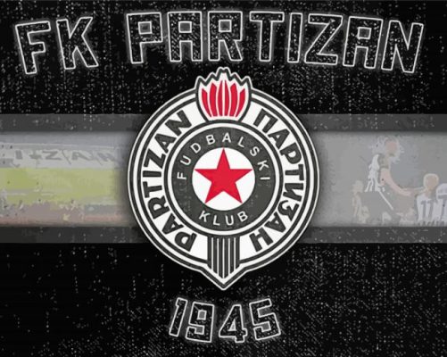 FK Partizan Football Club Logo Paint By Numbers