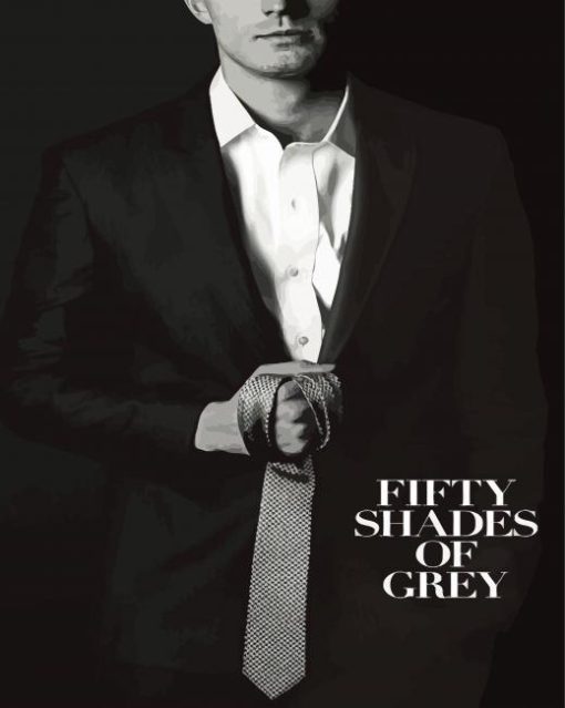 Fifty Shades Of Grey Movie Poster Paint By Numbers