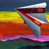 Flying Hang Gliding Art Paint By Numbers