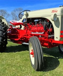 Ford 8N Tractor Paint By Numbers