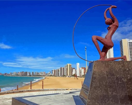 Fortaleza Iracema Beach Paint By Numbers