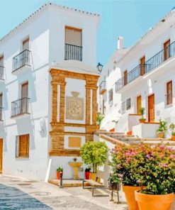 Frigiliana Spain Town Paint By Numbers