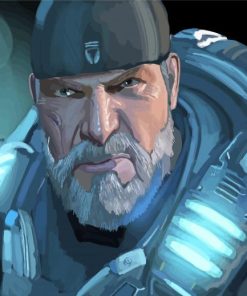 Gears Of War Marcus Fenix Paint By Numbers